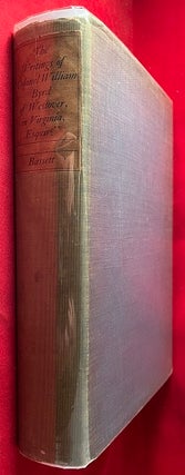 Item #5837 The Writings of Colonel William Byrd of Westover in Virginia, Esq. (SIGNED BY GREAT,...