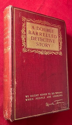 Item #5900 A Double Barrelled Detective Story. Mark TWAIN