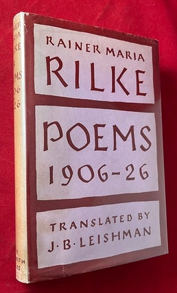 Item #5932 Poems 1906-26. Rainer Maria RILKE