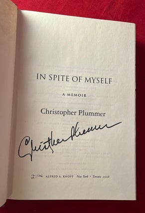 In Spite of Myself: A Memoir (SIGNED FIRST PRINTING)