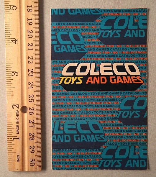 Item #601 Official 1978 Coleco Toys and Games Fold-Out Product Catalog; THIRD AND FINAL PHASE OF THE POPULAR 'TELSTAR' SYSTEMS! COLECO.