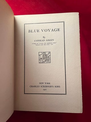 Item #6017 Blue Voyage. Conrad AIKEN