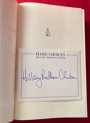 Hard Choices (SIGNED 1ST PRINTING)