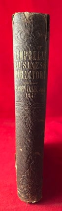 Item #6058 Nashville Business Directory for the City of Nashville and Suburbs (SCARCE SLAVE...