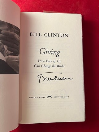 Giving: How Each of Us Can Change the World (SIGNED 1ST)