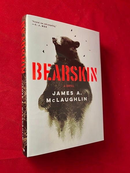 Item #6132 Bearskin (SIGNED 1ST). James MCLAUGHLIN.