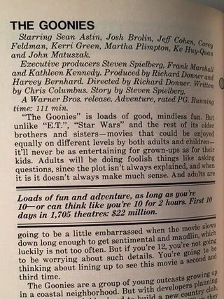 Box Office Magazine (August, 1985) Mad Max Beyond Thunderdome Cover; EARLY REVIEW OF THE GOONIES THAT IS LESS THAN FLATTERING...