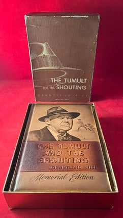 Item #6262 The Tumult and the Shouting (DELUXE LEATHER W/ BOX). Grantland RICE