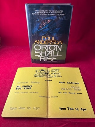 Item #6311 Orion Shall Rise (SIGNED 1ST). Poul ANDERSON