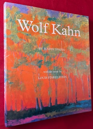 Item #6443 Wolf Kahn (SIGNED BY KAHN). Justin SPRING, Louis FINKELSTEIN