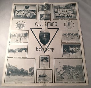 Item #645 1936 Folding Brochure for the ERIE Y.M.C.A. Camp for Boys - Camp "Unaliyi" Max DARONE