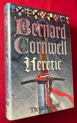 Item #6462 Heretic: The Grail Quest (SIGNED 1ST UK). Bernard CORNWELL