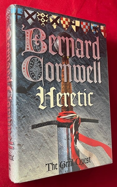 Item #6462 Heretic: The Grail Quest (SIGNED 1ST UK). Bernard CORNWELL.