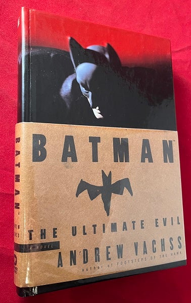 Item #6487 Batman: The Ultimate Evil (SIGNED FIRST PRINTING W/ ORIGINAL WRAPAROUND BANNER). Andrew VACHSS.