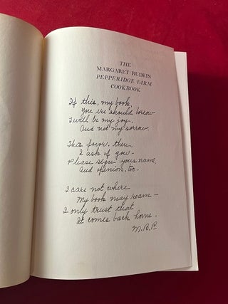 The Margaret Rudkin Pepperidge Farm Cookbook (SIGNED 1ST)