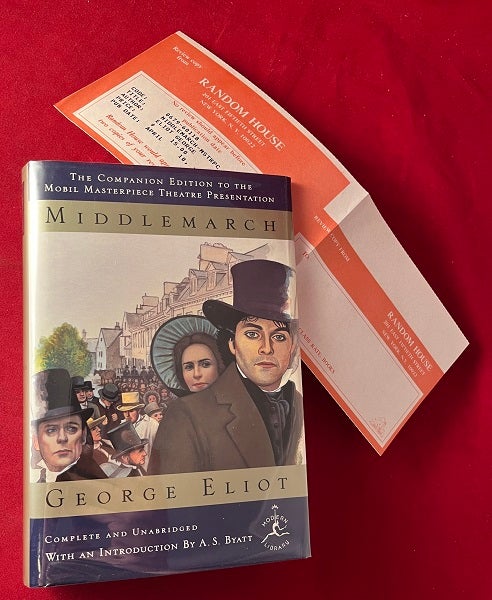 Item #6501 Middlemarch (RARE REVIEW COPY W/ SLIP). George ELIOT.