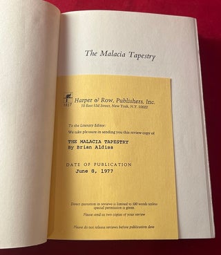 The Malacia Tapestry (SIGNED REVIEW COPY)