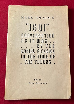 Mark Twain's "1601" LOT X 2