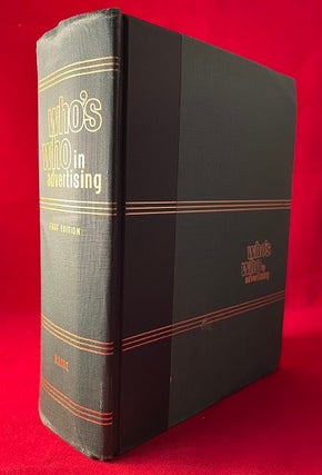 Item #6654 Who's Who in Advertising [First Edition]. Eldridge PETERSON, Derna SHAUGHNESSY