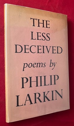 Item #6691 The Less Deceived (DONALD LEHMKUHL'S COPY). Philip LARKIN