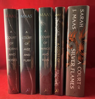 Item #6801 A Court of Thorns and Roses Series (ACOTAR) Complete 5 Volume Set. Sarah MAAS
