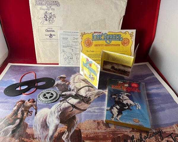 Original 1980 General Mills OFFICIAL LONE RANGER Fan Club / Deputy Kit ...