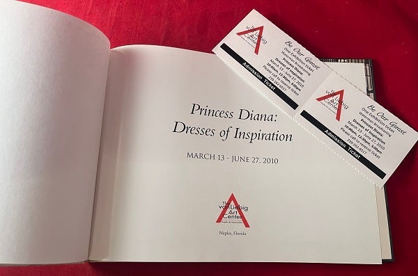 princess diana dresses auction book Catalog from auction of Princess Diana's dresses to sell for over $6K