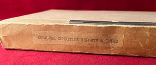 FOUR First Printing 1950/51 "Kefauver Hearings" Reports on Organized Crime