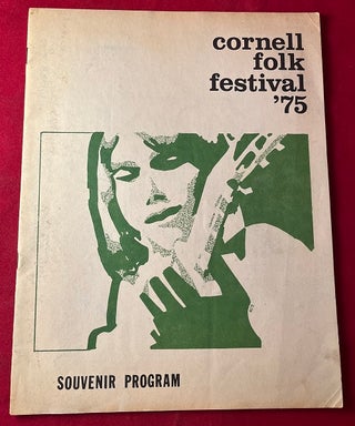 Item #7002 Cornell Folk Festival '75 (MUSIC FESTIVAL SOUVENIR PROGRAM). Arlo GUTHRIE, Loudon...