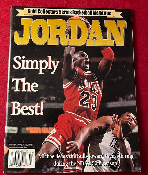 Item #7014 JORDAN: Simply the Best (1996 Collector's Magazine). Michael JORDAN, Lori NICKEL.