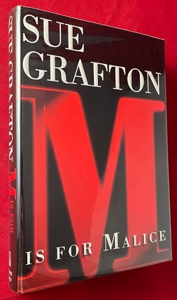 Item #7022 "M" is for Malice (SIGNED 1ST). Sue GRAFTON