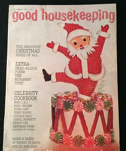Item #705 Good Housekeeping Magazine for December, 1964 (INCLUDES 'THE RUNAWAY TOYS' PULL-OUT STORYBOOK ILLUSTRATED BY HILLARY KNIGHT). Hillary KNIGHT, Bing CROSBY, Evelyn HART.