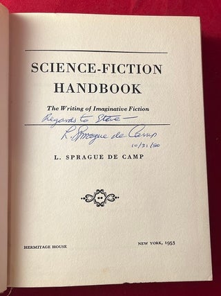 Science-Fiction Handbook (SIGNED 1ST)