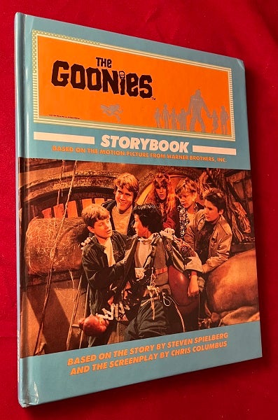 Item #7104 The Goonies Storybook (High Gloss First Trade Edition). The Goonies, Steven SPIELBERG, Chris COLUMBUS.