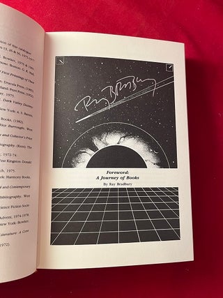 Literature, Art and Artifacts That Will Forever Remain the Undead: The Book Sail 16th Anniversary Catalogue (SIGNED BY ELVIRA, RAY BRADBURY, ROBERT BLOCH, ROWENA & WILLIAM NOLAN)