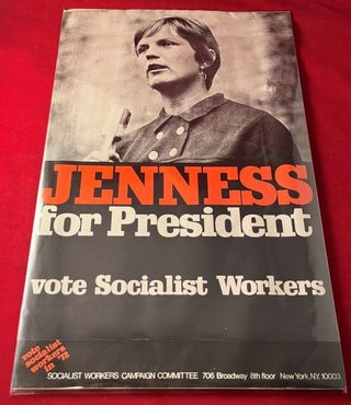 TWO 11 X 17 Inch 1972 Socialist Workers Party (Linda Jenness & Andrew Pulley) Broadsides