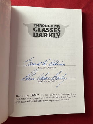 Through My Glasses Darkly (SIGNED/LTD)