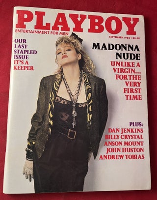 Item #7196 September 1985 "Madonna" Playboy Issue (THE LAST STAPLED ISSUE). Madonna