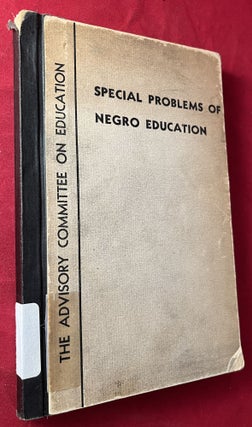 Item #7211 Special Problems of Negro Education. Doxey A. WILKERSON