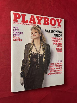 Item #7263 September 1985 "Madonna" Playboy Issue (THE LAST STAPLED ISSUE). Madonna