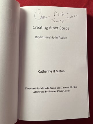 Creating Americorps: Bipartisanship in Action (SIGNED FIRST EDITION)