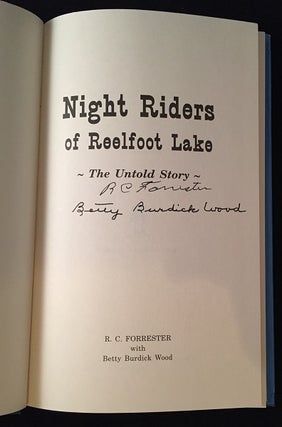 Night Riders of Reelfoot Lake: The Untold Story (SIGNED BY BOTH AUTHORS)
