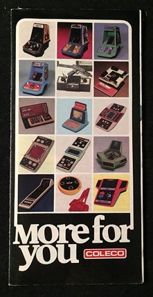 Item #741 1982 Coleco Hand-Held Game 16-PP Folding Catalog. Inc Coleco Industries