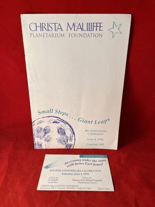 Item #7509 Christa McAuliffe Planetarium Foundation 4th Anniversary Celebraton Program SIGNED BY...