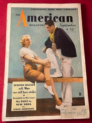 Item #7741 The American Magazine / September, 1934 (1ST APPEARANCE OF THE SAINT IN NEW YORK)....