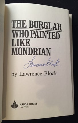 The Burglar Who Painted Like Mondrian (SIGNED FIRST EDITION)