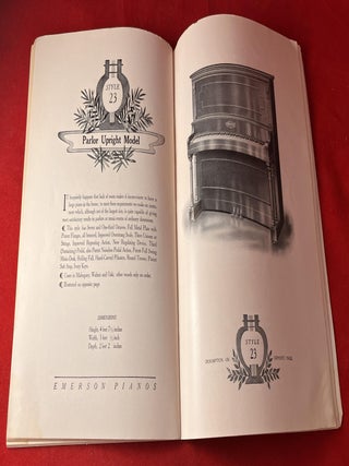 Circa 1909 Emerson Piano Illustrated Trade Catalog