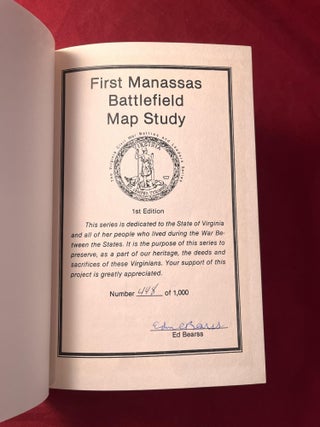 First Manassas Battlefield Map Study (#448 of 1000 SIGNED COPIES)