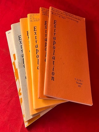 Item #8056 LOT X 6 Original "Extrapolation" - THE FIRST SPECULATIVE FICTION JOURNAL. Thomas...
