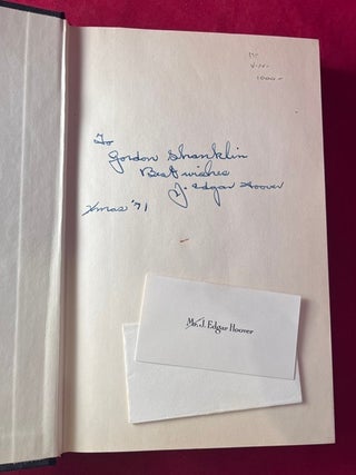 Attack on Terror: The FBI Against the Ku Klux Klan in Mississippi (SIGNED BY J. EDGAR HOOVER TO DALLAS FBI CHIEF GORDON SHANKLIN)